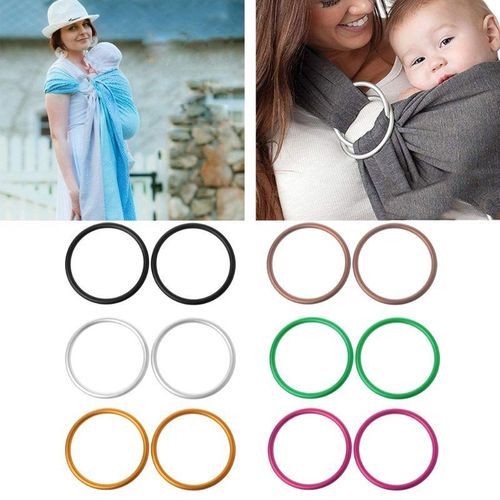 Vivan 2Pc Aluminium Baby Sling Rings For Baby Carriers Connector Circle Baby