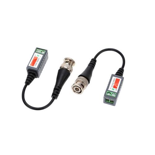 10pcs/5 Pairs Abs Plastic Cctv Video Balun Cctv Accessories Passive Transceivers 2000ft Distance Utp Balun Bnc Cable Cat5 Cable