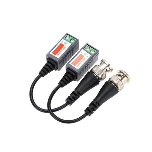10pcs/5 Pairs Abs Plastic Cctv Video Balun Cctv Accessories Passive Transceivers 2000ft Distance Utp Balun Bnc Cable Cat5 Cable