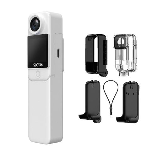 SJCAM C300 4K 30FPS Mini Action Camera 5G/2.4G WiFi Sports Camera Dual Touch Control Screens - white My