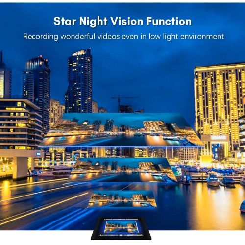 SJCAM C300 4K 30FPS Mini Action Camera 5G/2.4G WiFi Sports Camera Dual Touch Control Screens - white My