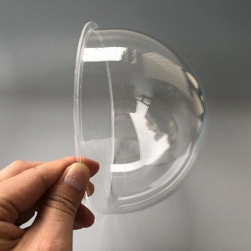 6 Inch 167x88mm Indoor / Outdoor High Speed Cctv Clear Housing Dome Cover Transparent Case For Surveillance Cctv Camera