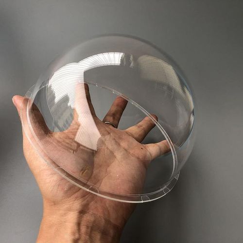 6 Inch 167x88mm Indoor / Outdoor High Speed Cctv Clear Housing Dome Cover Transparent Case For Surveillance Cctv Camera