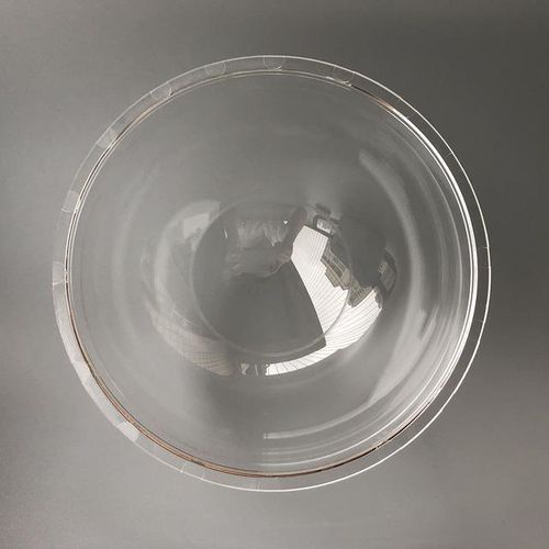6 Inch 167x88mm Indoor / Outdoor High Speed Cctv Clear Housing Dome Cover Transparent Case For Surveillance Cctv Camera