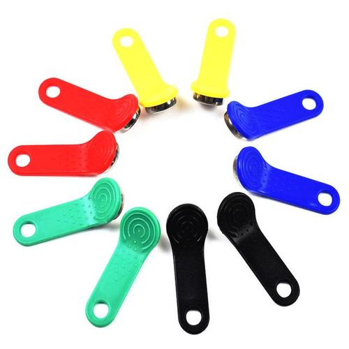 50pcs/lot 1990a-F5 Tm Touch Memory Button With Handle For Guard Tour System Ibutton Tm Sauna Lock Dallas