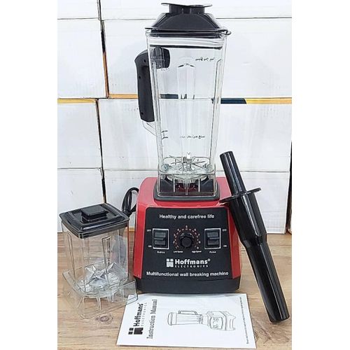 Hoffmans 2 In 1 Multifunctional Commercial 2 Liters  Breaking Blender With Pure Copper Motor -Multicolour
