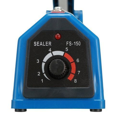 Impulse Heat Sealer Plastic Film Sealing Machine 150mm - Blue