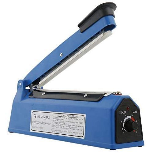 Impulse Heat Sealer Plastic Film Sealing Machine 150mm - Blue