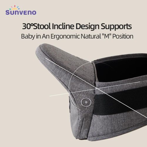SUNVENO Multifunctional Foldable Baby Waist Stool Seat, Portable Baby Carrier
