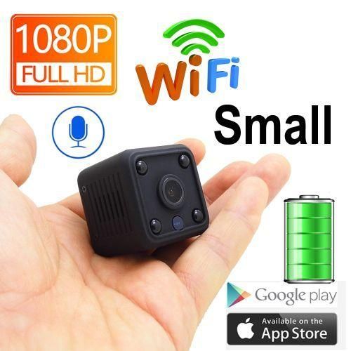 FHD Hidden 1080P Mini WiFi IP Camera Builtin Battery CCTV Night Vision Mirco Cam