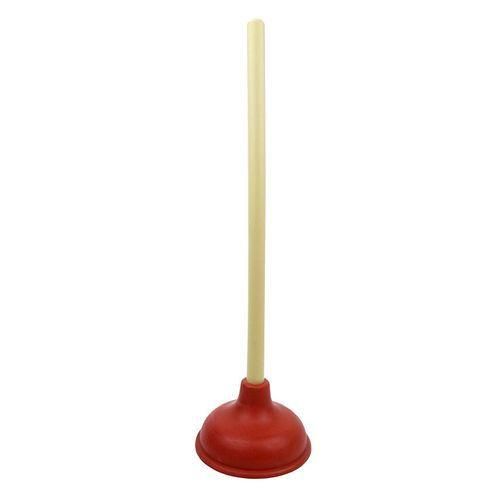 Heavy Duty Force Cup Rubber Toilet Plunger - Brown, Red