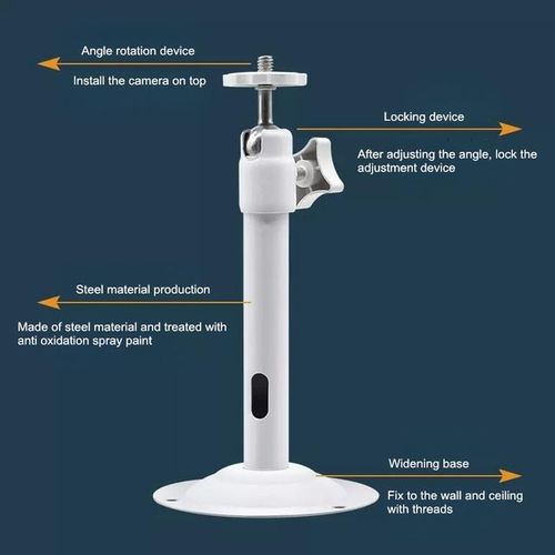 Mini Projector Ceiling Wall Mount Bracket M6 Thread Rotating Security Cctv Camera Holder Stand Projectors Accessories