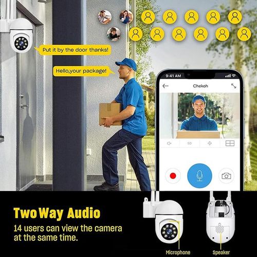 2mp Ptz Wifi Ip Camera 1080p Hd Two-Way Audio Night Vision 2.4g Wireless Video Surveillance Security Camera Cctv Baby