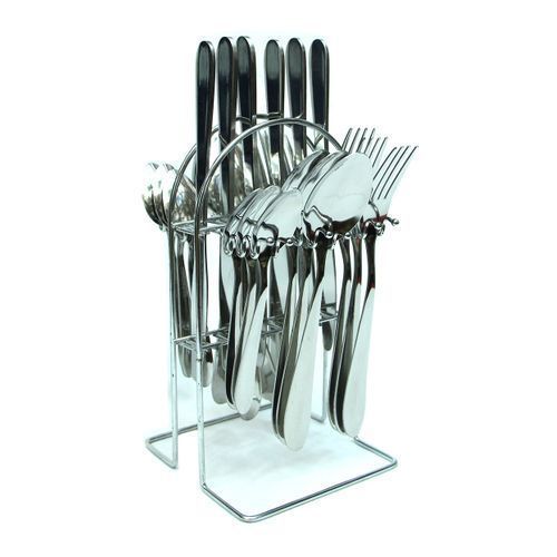 24 Pieces Of Shifeng Stainless Steel Table Spoons And Forks - Silver