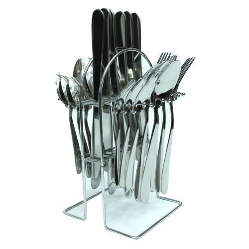 24 Pieces Of Shifeng Stainless Steel Table Spoons And Forks - Silver
