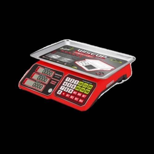 Electronic Rechargeable Digital Weighing Scale Of 30Kgs-Silver