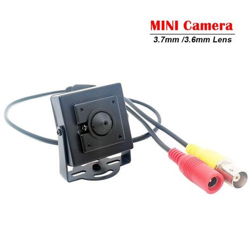 Cctv 700tvl Analog Security Camera 3.6mm 3.7mm Lens Mini Metal Body Aerial Photography
