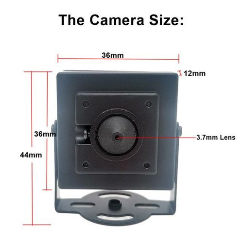 Cctv 700tvl Analog Security Camera 3.6mm 3.7mm Lens Mini Metal Body Aerial Photography