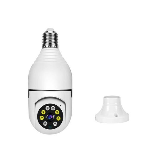 3mp Ip Security Camera Smart Home E27 Bulb Wireless Wifi Video Night Vision Full Color Auto Tracking Surveillance Cctv