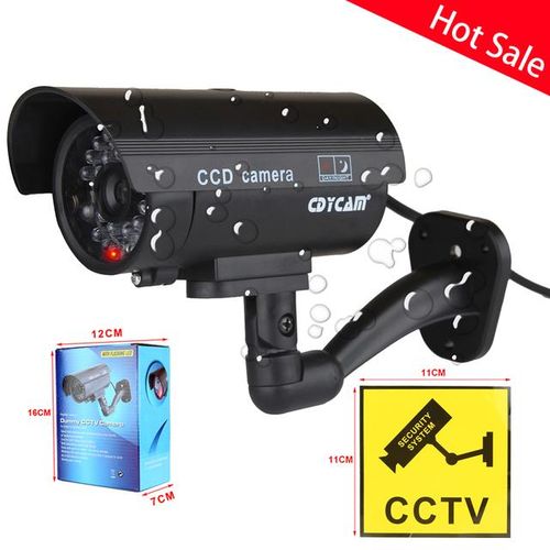 Cdycam Camera Waterproof Outdoor Indoor Security Cctv Surveillance Camera With Flashing Red Led