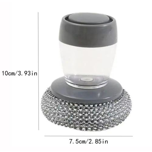 Kitchen  Dishwashing Pot Brush/Cleaning Brush-With 4 Replacement Brushes