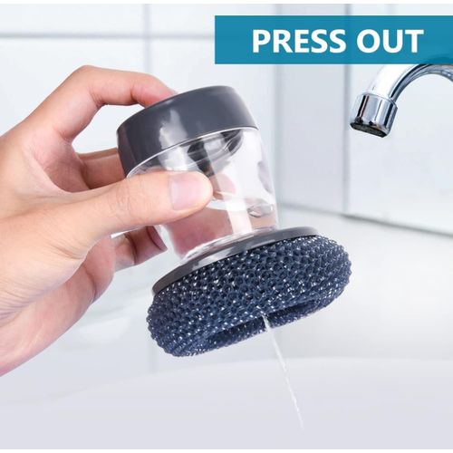 Kitchen  Dishwashing Pot Brush/Cleaning Brush-With 4 Replacement Brushes