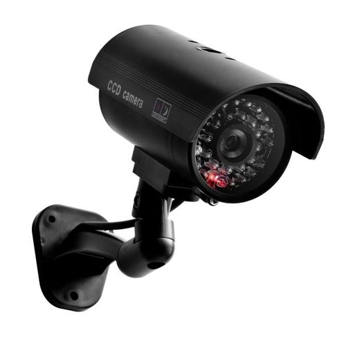 IP66 Waterproof Dummy CCTV Camera With Flashing LED For Realistic