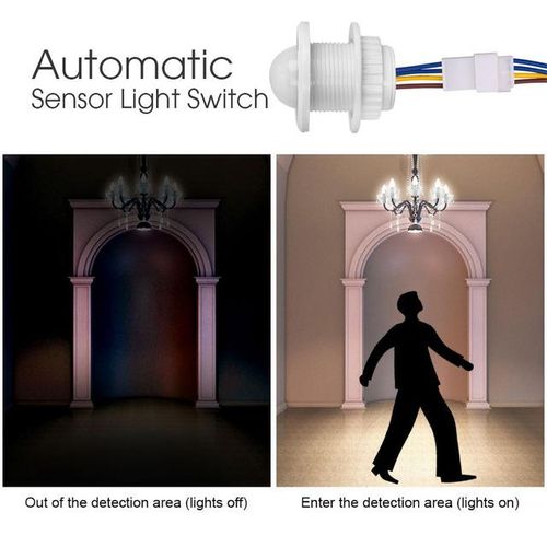 Mini Switch Sensor Smart Switch Led 110v 220v Auto On Off For Zigbee Motion Sensor Home Automation