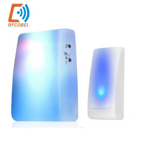 7 Color Lights Flash Music Doorbell Home Elderly/deaf Men Wireless Door Bell 3 Working Modes Adjustable Volume Optional Tones