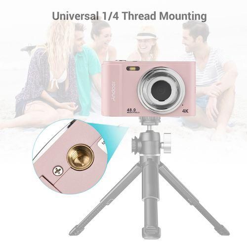 Andoer Portable Digital Camera 48MP 4K 2.88inch IPS Screen