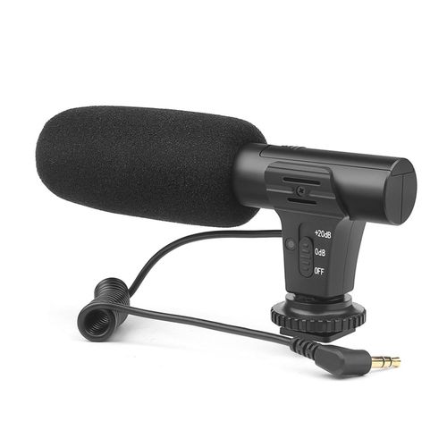 SHOOT XT-451 Portable Condenser Stereo Microphone Mic - black My