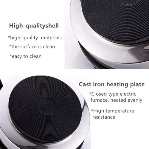 Mini Portable Travel Electric Stove-Black