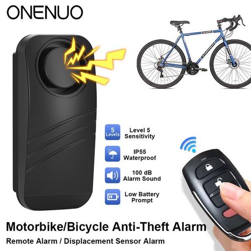 Anti-Theft Motorcycle Bike Alarm With Mount 90db Burglar Alarm Security System Waterproof Alarm With Remote