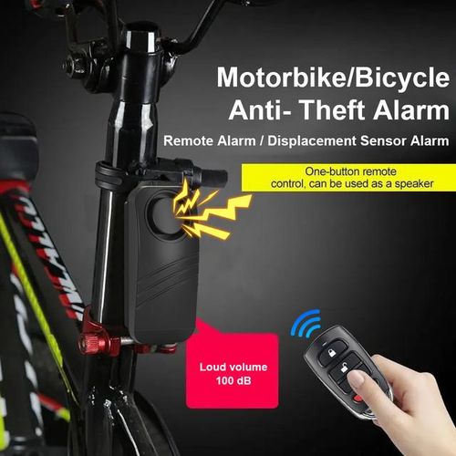 Anti-Theft Motorcycle Bike Alarm With Mount 90db Burglar Alarm Security System Waterproof Alarm With Remote