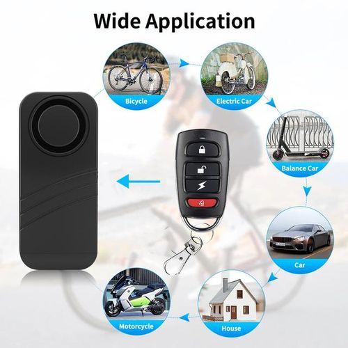 Anti-Theft Motorcycle Bike Alarm With Mount 90db Burglar Alarm Security System Waterproof Alarm With Remote