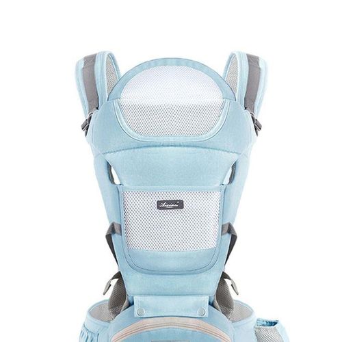 Ergonomic Baby Carrier Backpack Infant Baby Wrap Blue