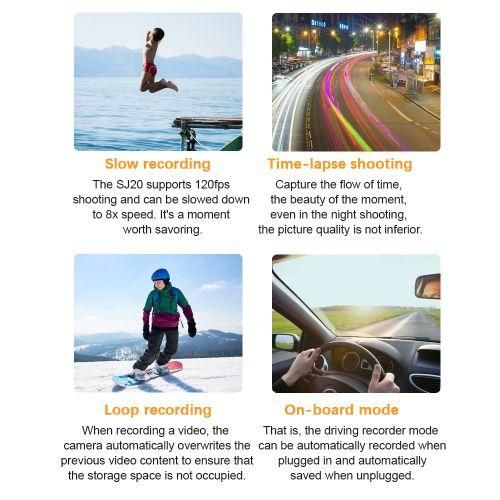Sjcam SJ20 Action Camera 4K Ultra HD 20MP Waterproof