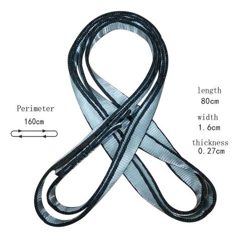 18mm Climbing  Runner Rope Webbing For Downhill Yoga 80cm