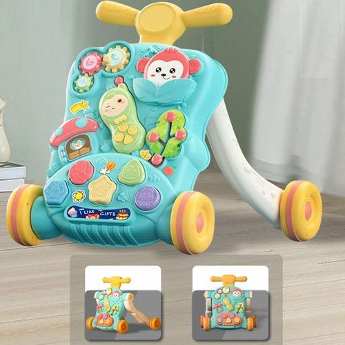 Baby Push Walkers Early Educational Child Activity Green