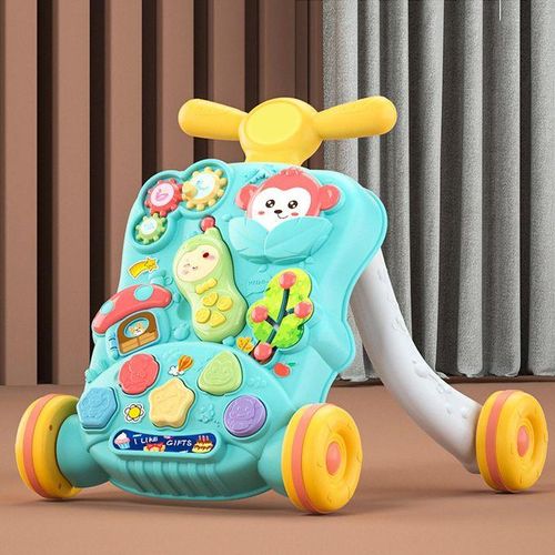 Baby Push Walkers Early Educational Child Activity Green