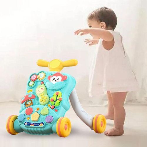 Baby Push Walkers Early Educational Child Activity Green