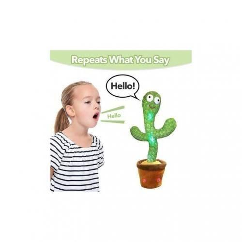 Toys Electronic Cactus Plush Toy Dancing Singing  Rattles