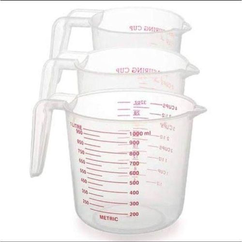 Plastic Measuring Jug 1L - Clear