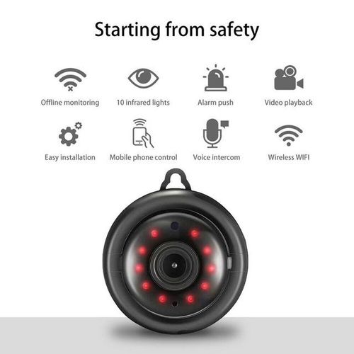 1080 Hd Ip Camera Mini Wifi Camera With Night Vision 2-Way Audio Motion Wireless Home Security V380 Cam