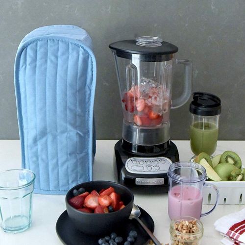 Polyester Cotton Quilted Blender Appliance Cover Dust and Protection Machine Washable Red