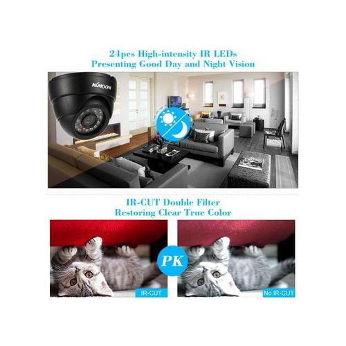 KKmoon HD 1200TVL Surveillance Camera Security CCTV Indoor
