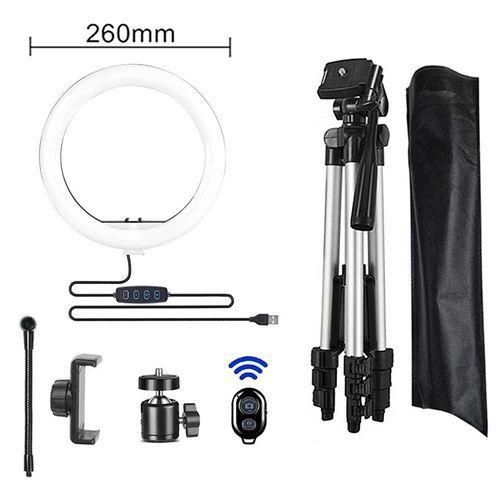 26cm 10 Inch Selfie Ring LED Light With Stand Tripod Photography Studio Ring Lamps