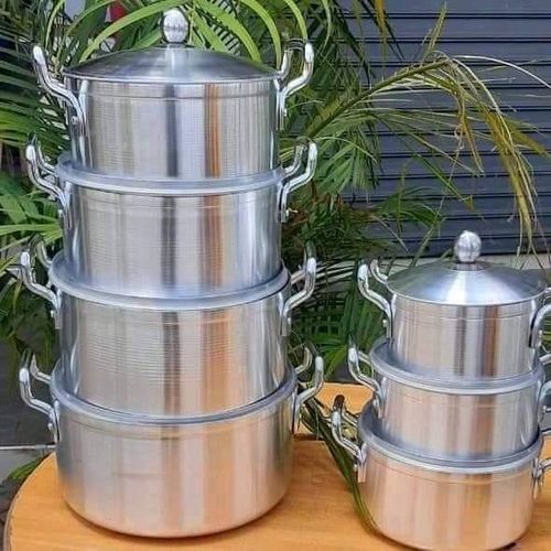 Serving dishes and cooking  7pc-Silver