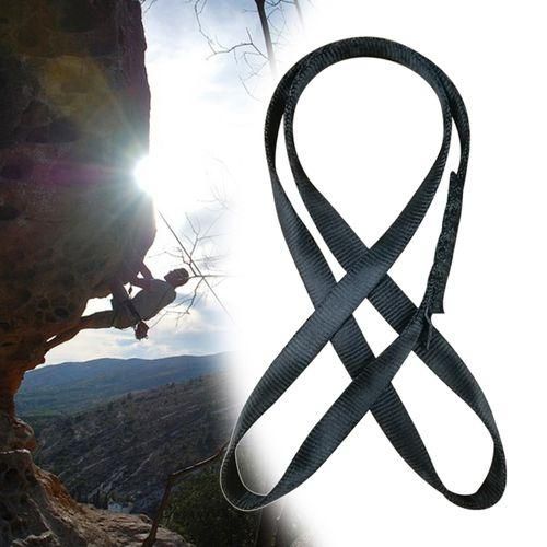 Climbing  Runner 22kN For Rappelling Emergency 60cm Black