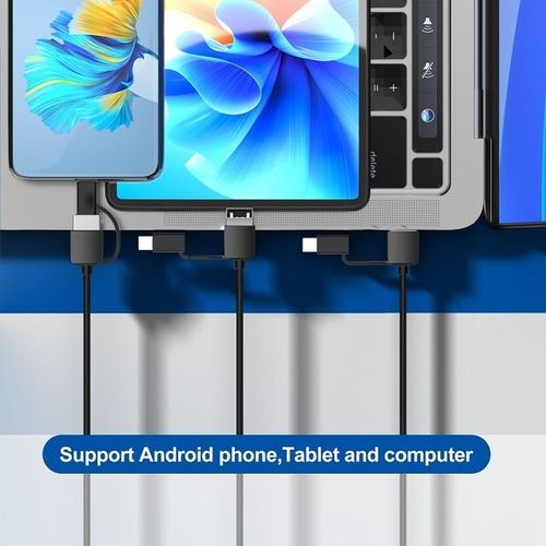 Digital Microscope 3in1 Type-C Usb Magnification 50x-1000x Portable Camera Snake Stand For Phones Pc 8 Leds